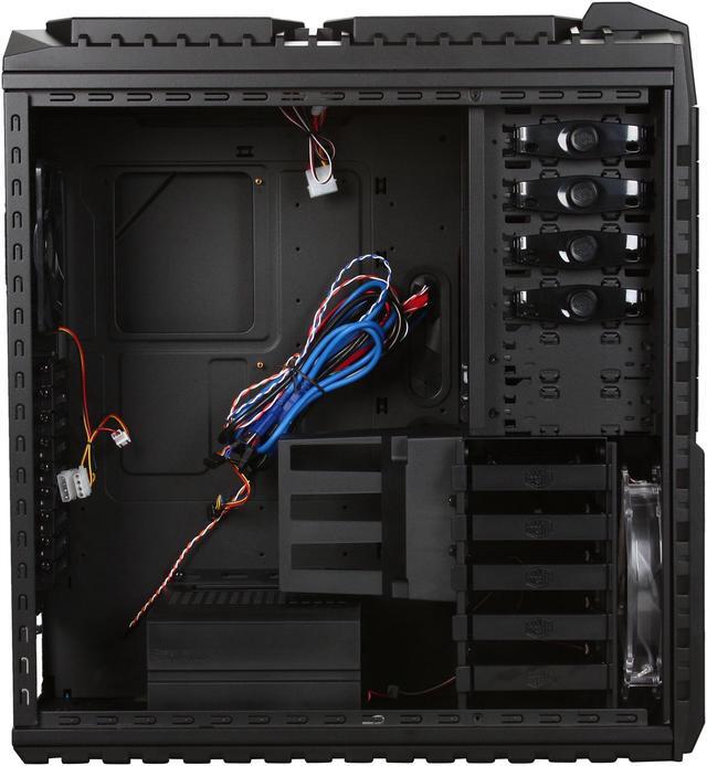 Alt view image 6 of 10 - Cooler Master HAF X - High Air Flow Full Tower Computer Case with Windowed Side Panel and USB 3.0 Ports