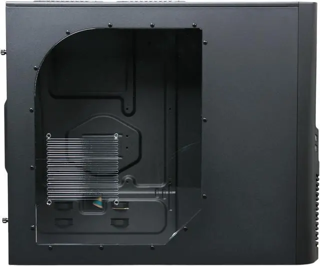 Alt view image 4 of 9 - Cooler Master Elite 430 - Mid Tower Computer Case with All-Black Interior and Windowed Side Panel