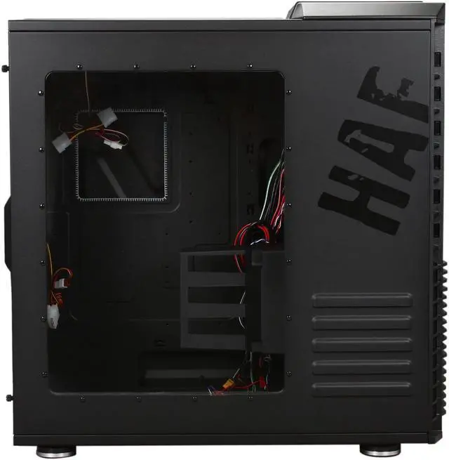 Alt view image 4 of 10 - Cooler Master HAF 932 Black RC-932-KWN3 Black Steel ATX Full Tower Computer Case with Side window