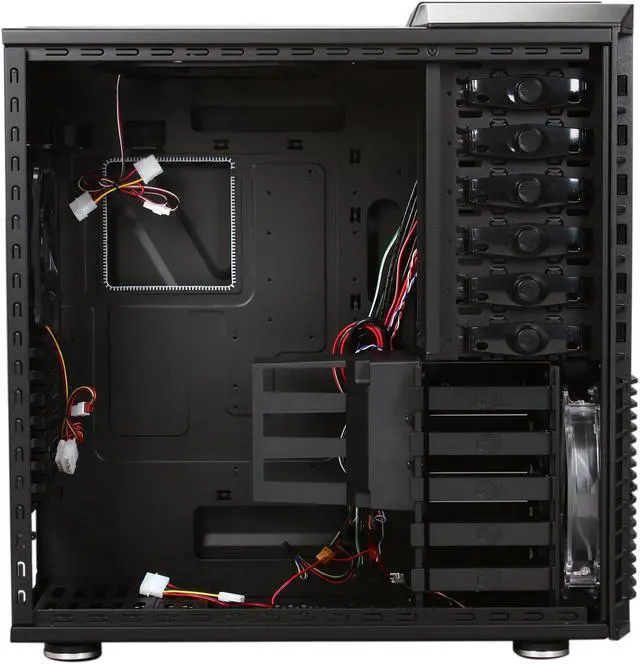 Alt view image 6 of 10 - Cooler Master HAF 932 Black RC-932-KWN3 Black Steel ATX Full Tower Computer Case with Side window