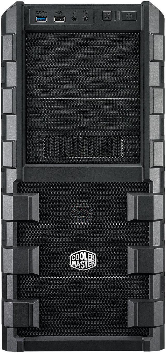 Alt view image 2 of 10 - Cooler Master HAF 912 - Mid Tower Computer Case with High Airflow, Supporting up to Six 120mm Fans and USB 3.0