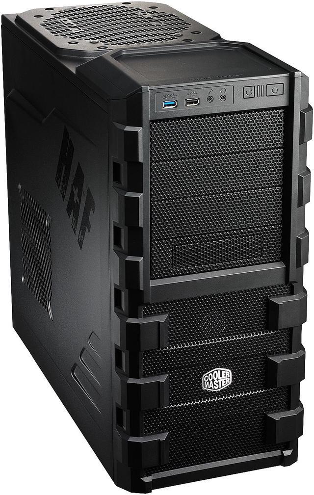 Alt view image 3 of 10 - Cooler Master HAF 912 - Mid Tower Computer Case with High Airflow, Supporting up to Six 120mm Fans and USB 3.0