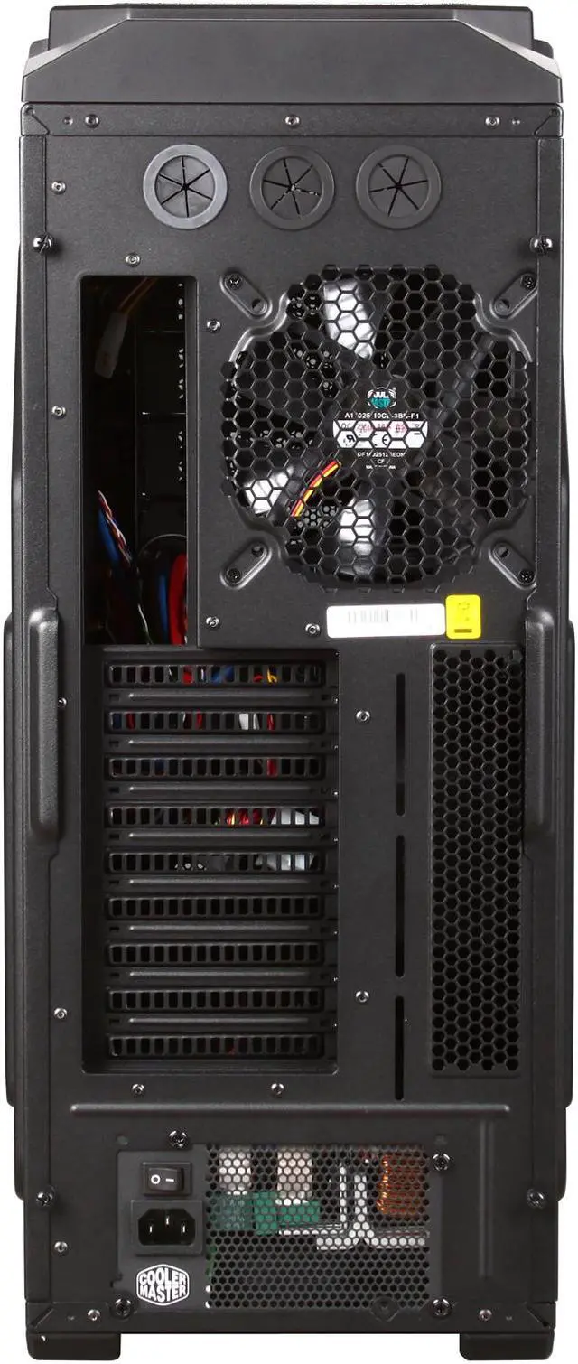 Alt view image 8 of 9 - Cooler Master HAF X RC-942-KKAA00 Black Steel / Plastic ATX Full Tower Computer Case w/ Cooler Master RSA00-80GAD3-US 1000W Power Supply