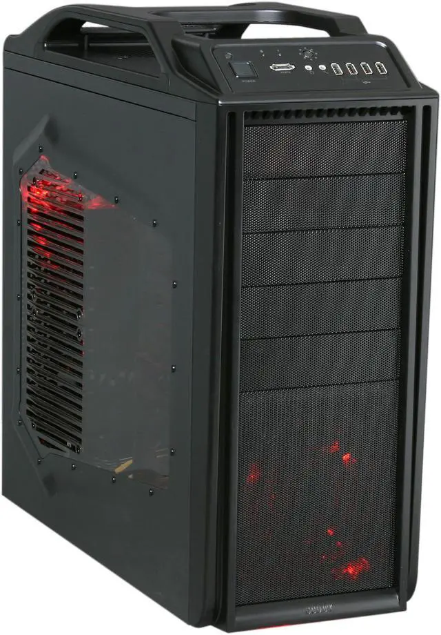 Main image of Cooler Master Storm Scout SGC-2000-KKA3-GP Black Steel / Plastic ATX Mid Tower Computer Case w/ Cooler Master RS700-PCAAE3-US 700W Power Supply