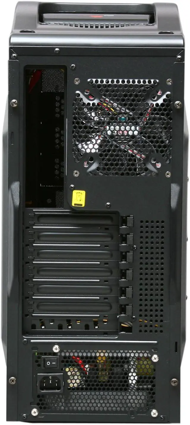 Alt view image 7 of 8 - Cooler Master Storm Scout SGC-2000-KKA3-GP Black Steel / Plastic ATX Mid Tower Computer Case w/ Cooler Master RS700-PCAAE3-US 700W Power Supply