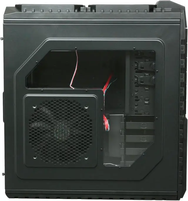 Alt view image 4 of 10 - Cooler Master HAF X Blue Edition - High Air Flow Full Tower Computer Case with Windowed Side Panel and USB 3.0