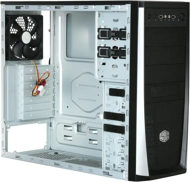 Alt view image 7 of 9 - Cooler Master Elite 371 (RC-371-KKN1) Black Steel / ABS plastic ATX Mid Tower Computer Case
