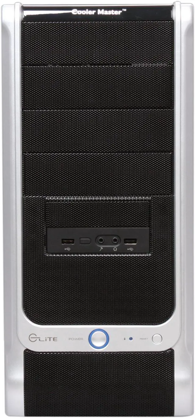 Alt view image 2 of 9 - Cooler Master Elite 330 Upgraded RC-330U-KKN1 Black Steel / Plastic ATX Mid Tower Computer Case