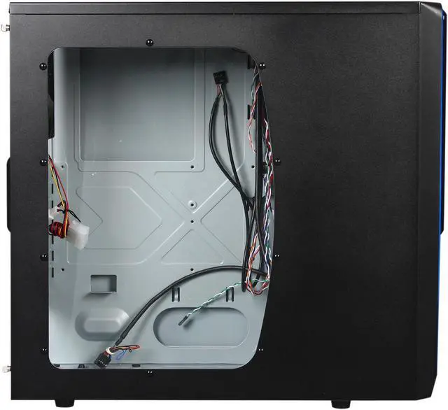 Alt view image 4 of 9 - Cooler Master Elite 311 - Mid Tower Computer Case with Windowed Side Panel and Blue Trim