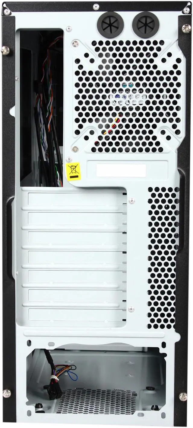 Alt view image 8 of 9 - Cooler Master Elite 311 - Mid Tower Computer Case with Windowed Side Panel and Blue Trim
