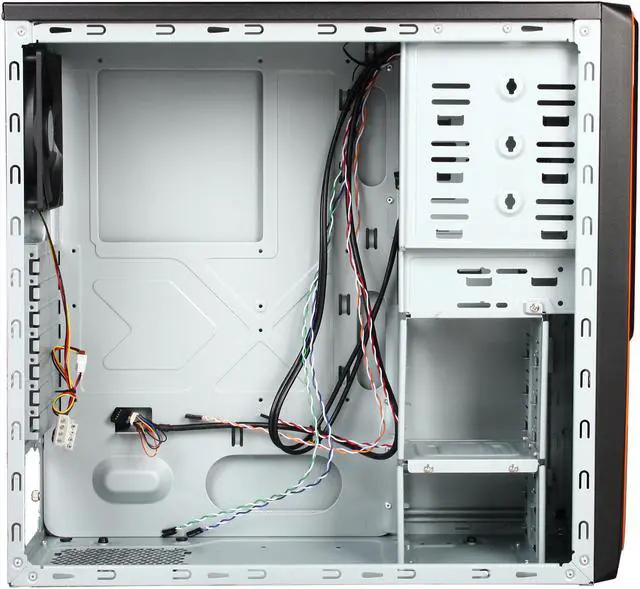 Alt view image 7 of 9 - Cooler Master Elite 311 RC-311B-OWN1 Orange Steel / Plastic ATX Mid Tower Computer Case