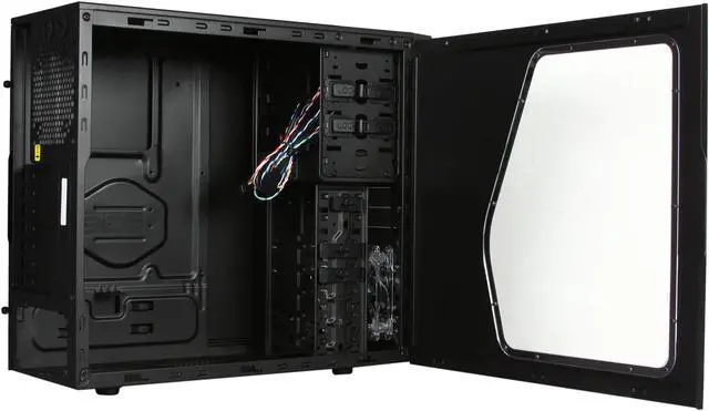 Alt view image 5 of 7 - Cooler Master Elite 431 Plus - Mid Tower Computer Case with Windowed Side Panel and USB 3.0