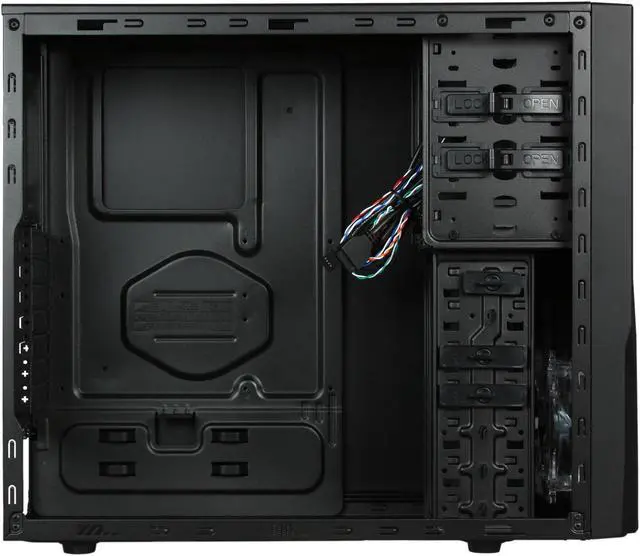 Alt view image 6 of 7 - Cooler Master Elite 431 Plus - Mid Tower Computer Case with Windowed Side Panel and USB 3.0