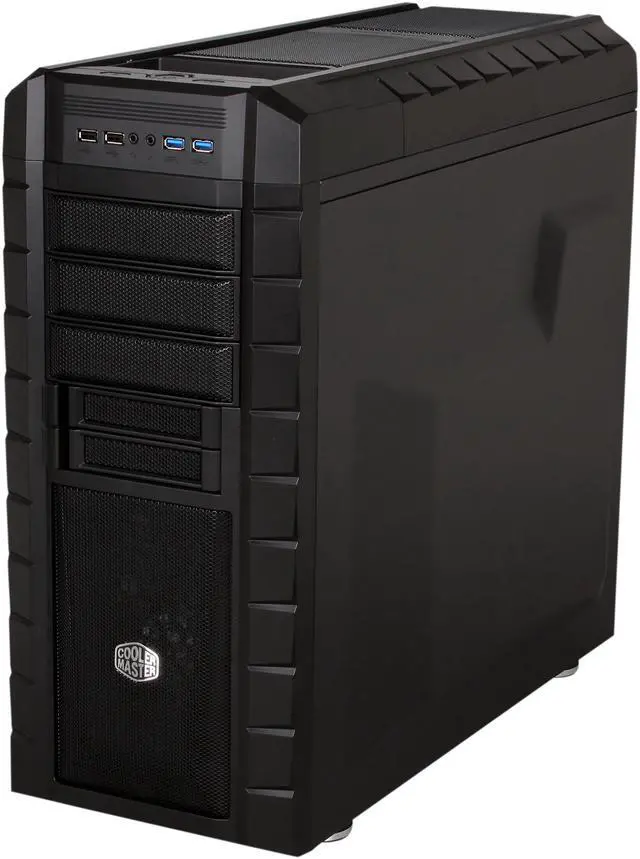 Alt view image 3 of 10 - Cooler Master HAF XM - High Air Flow Mid Tower Computer Case with USB 3.0 and Two External Drive Docks