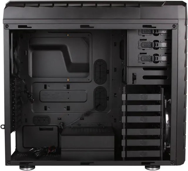 Alt view image 6 of 10 - Cooler Master HAF XM - High Air Flow Mid Tower Computer Case with USB 3.0 and Two External Drive Docks