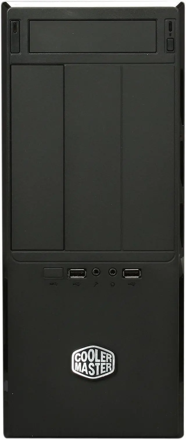 Alt view image 2 of 9 - Cooler Master Elite 361 - Mini Tower Computer Case with 350W Power Supply and Rotatable Logo