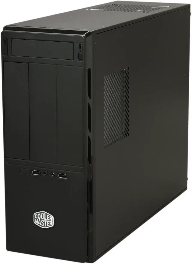 Alt view image 3 of 9 - Cooler Master Elite 361 - Mini Tower Computer Case with 350W Power Supply and Rotatable Logo