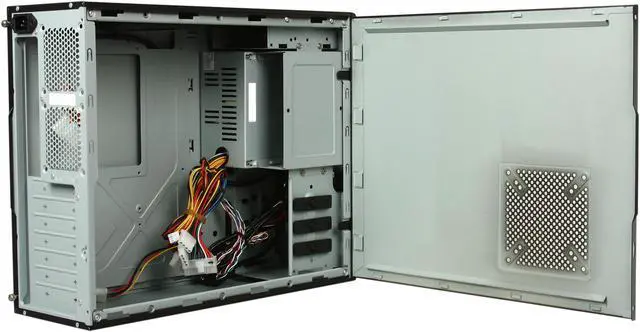 Alt view image 5 of 9 - Cooler Master Elite 361 - Mini Tower Computer Case with 350W Power Supply and Rotatable Logo