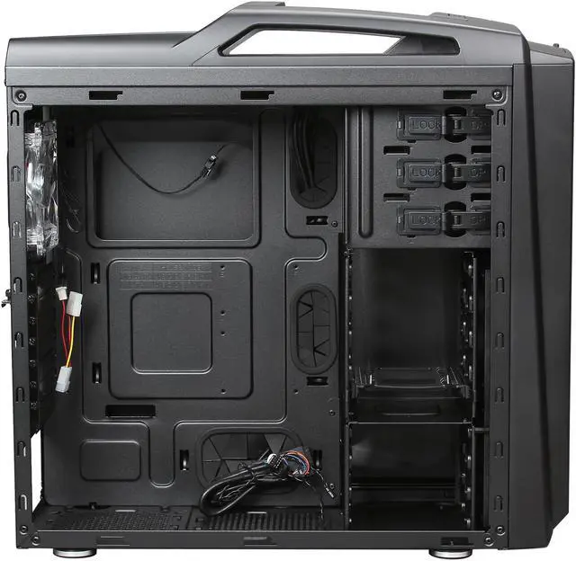 Alt view image 6 of 10 - CM Storm Scout 2 Advanced - Gaming Mid Tower Computer Case with Carrying Handle and Windowed Side Panel - Black