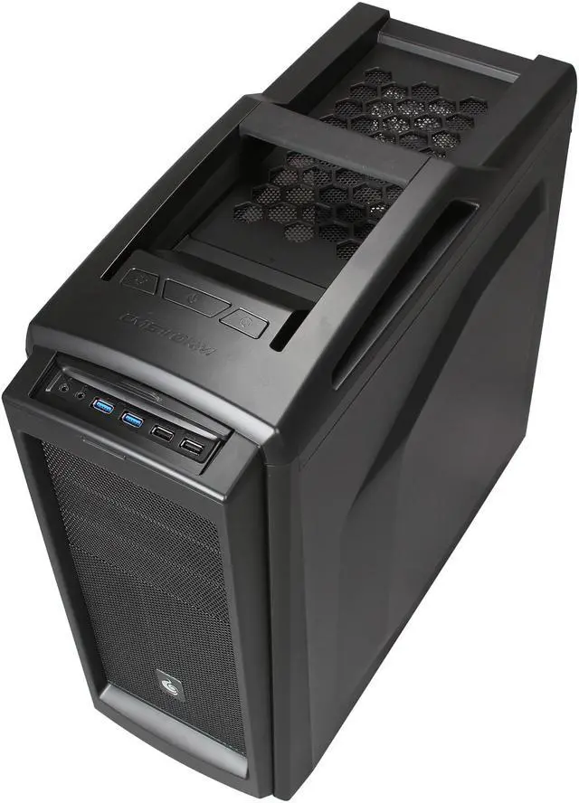 Alt view image 8 of 10 - CM Storm Scout 2 Advanced - Gaming Mid Tower Computer Case with Carrying Handle and Windowed Side Panel - Black