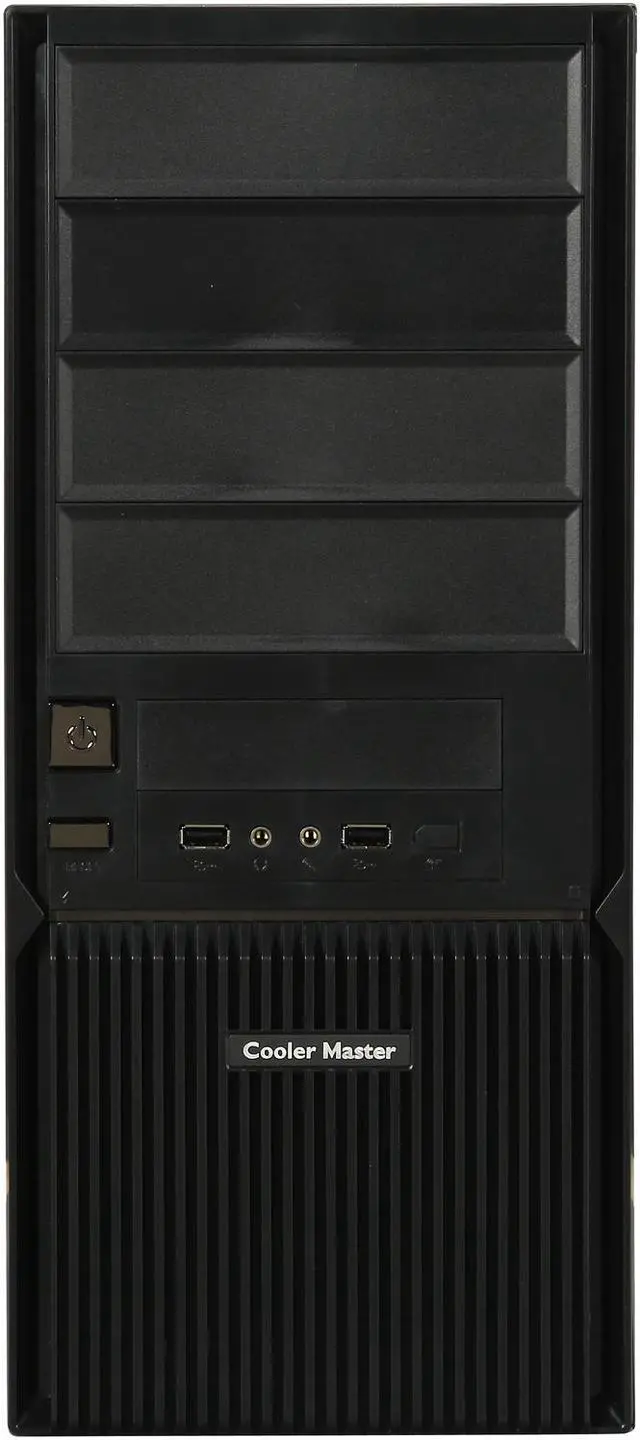Alt view image 2 of 14 - Cooler Master Elite 350 - Mid Tower Computer Case with 500W Power Supply and Blue LED Light Strip