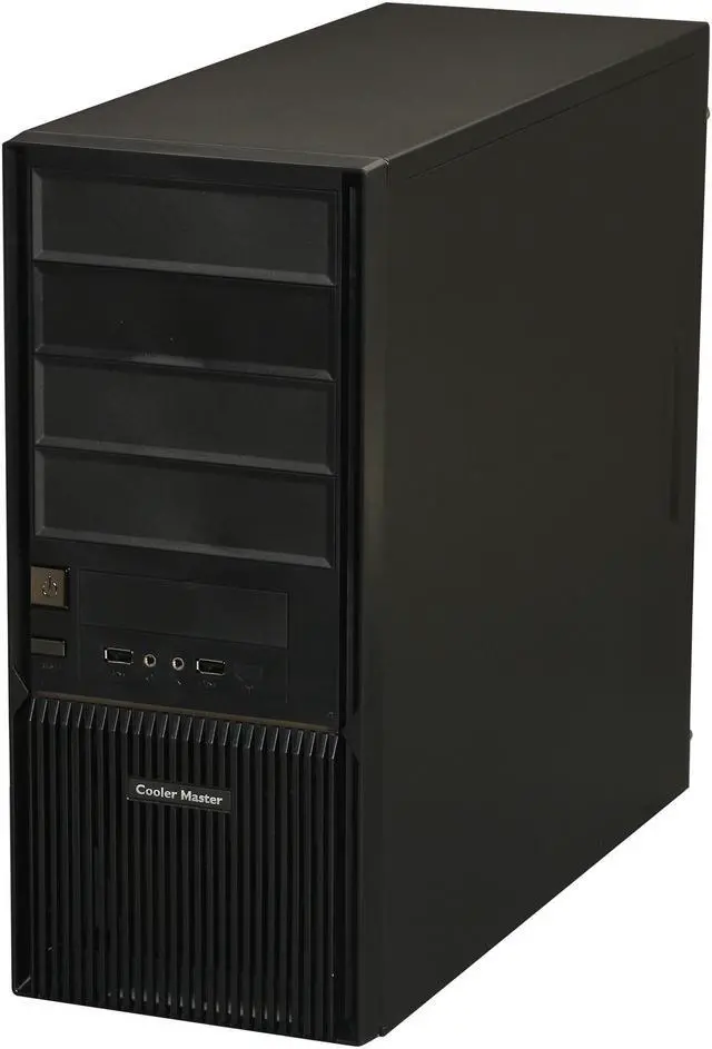 Alt view image 4 of 14 - Cooler Master Elite 350 - Mid Tower Computer Case with 500W Power Supply and Blue LED Light Strip