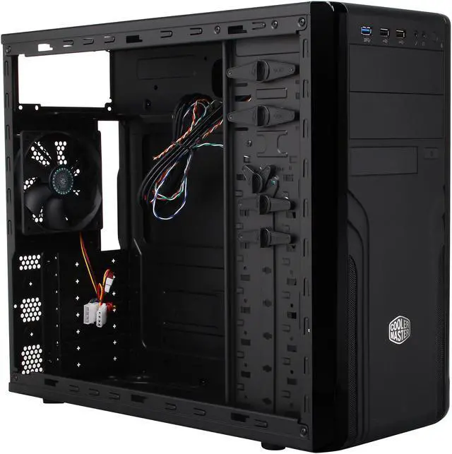 Alt view image 7 of 9 - Cooler Master Force 500 - Mid Tower Computer Case with USB 3.0