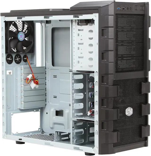 Alt view image 7 of 9 - Cooler Master HAF 912 Blue Edition - High Air Flow Mid Tower Computer Case