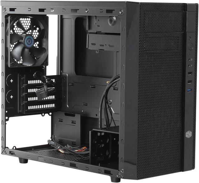 Alt view image 10 of 14 - Cooler Master N200 Micro-ATX Mini Tower with Front Mesh Ventilation, Minimal Design, 240mm Close-Loop AIO Support