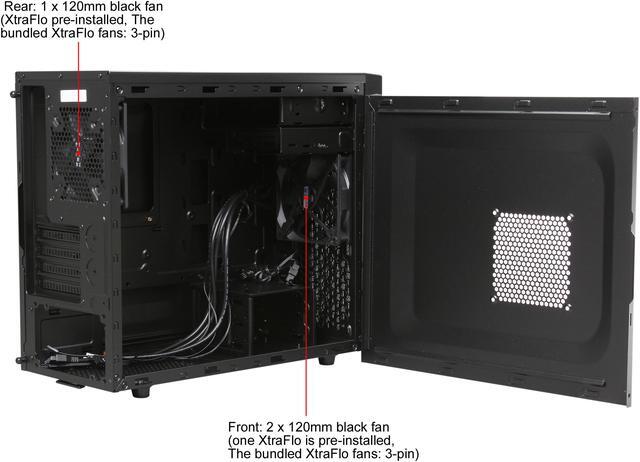 Alt view image 9 of 14 - Cooler Master N200 Micro-ATX Mini Tower with Front Mesh Ventilation, Minimal Design, 240mm Close-Loop AIO Support