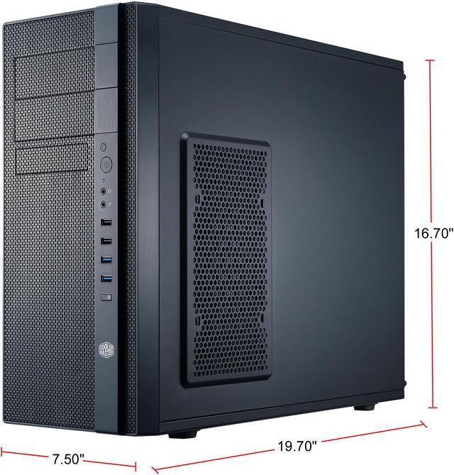 Alt view image 8 of 8 - Cooler Master N400 ATX Tower with Front Mesh Ventilation, Minimal Design, 240mm Close-Loop AIO Support