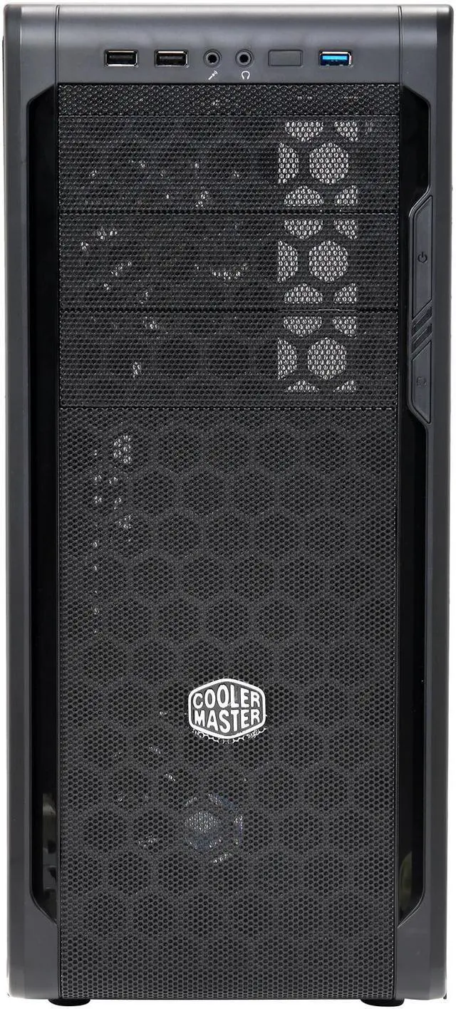 Alt view image 2 of 10 - Cooler Master N500 - Mid Tower Computer Case with Meshed Front Panel