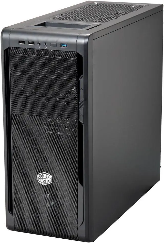 Alt view image 3 of 10 - Cooler Master N500 - Mid Tower Computer Case with Meshed Front Panel