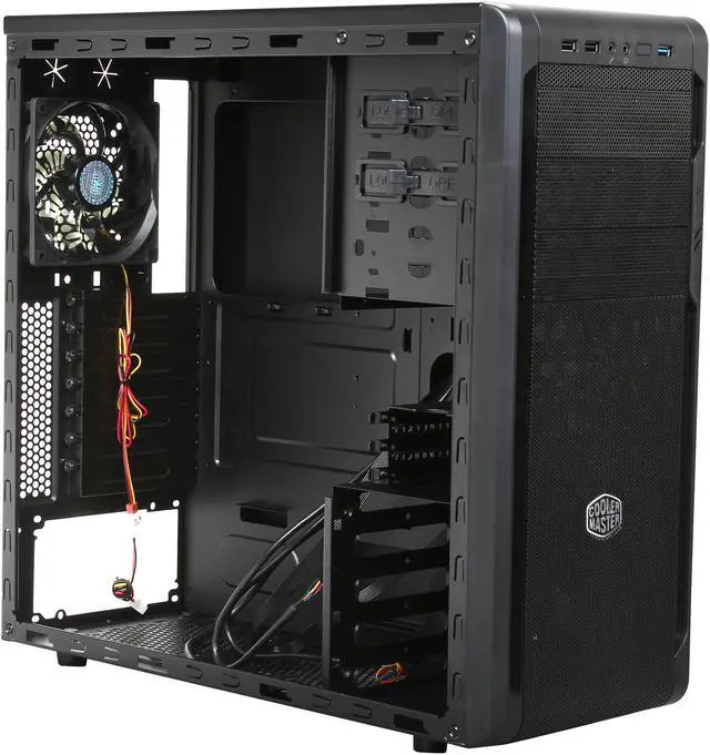 Alt view image 7 of 10 - Cooler Master N500 - Mid Tower Computer Case with Meshed Front Panel