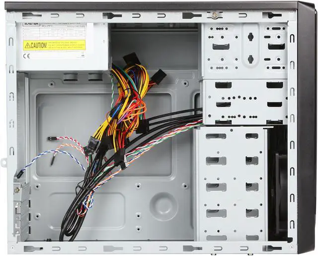 Alt view image 6 of 9 - Cooler Master Elite 344 - Mini Tower Computer Case with 350W Power Supply and USB 3.0