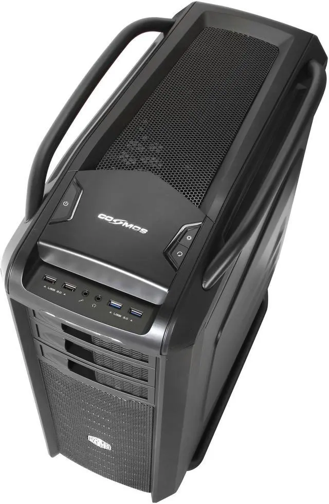 Alt view image 4 of 10 - Cooler Master Cosmos SE - Mid Tower Computer Case with High-End Water Cooling Support and Carrying Handles