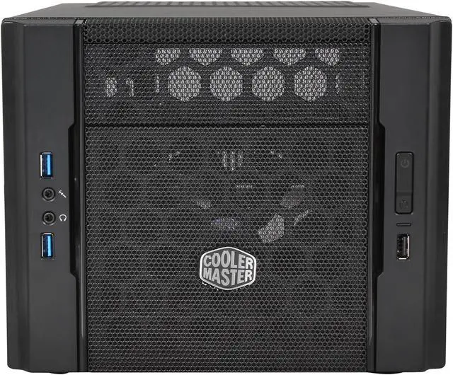 Alt view image 2 of 12 - Cooler Master Elite 130 - Mini-ITX Computer Case with Mesh Front Panel and Water Cooling Support