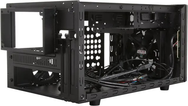 Alt view image 7 of 12 - Cooler Master Elite 130 - Mini-ITX Computer Case with Mesh Front Panel and Water Cooling Support