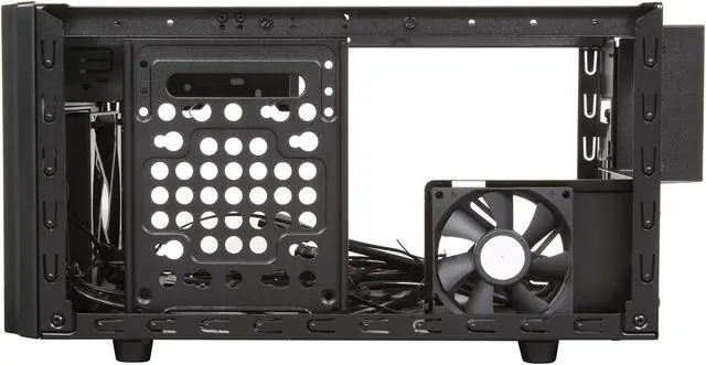 Alt view image 8 of 12 - Cooler Master Elite 130 - Mini-ITX Computer Case with Mesh Front Panel and Water Cooling Support