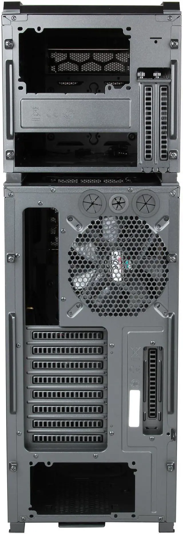 Alt view image 9 of 10 - Cooler Master HAF Stacker 935 Two-Piece Mod-Tower Computer Case with Top Compartment for Extra Storage Space, Water Cooling Support, or Mini-ITX System
