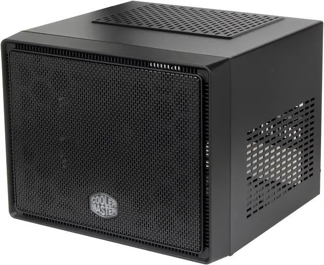 Alt view image 4 of 12 - COOLER MASTER Elite 110 RC-110-KKN2 Midnight Black Steel / Plastic Mini-ITX Tower Computer Case