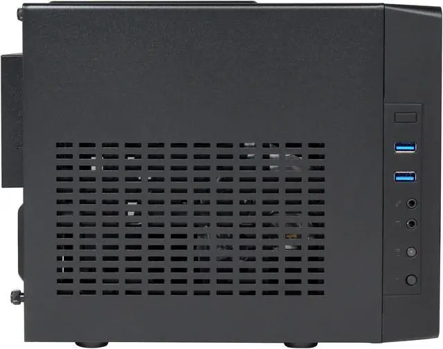 Alt view image 5 of 12 - COOLER MASTER Elite 110 RC-110-KKN2 Midnight Black Steel / Plastic Mini-ITX Tower Computer Case