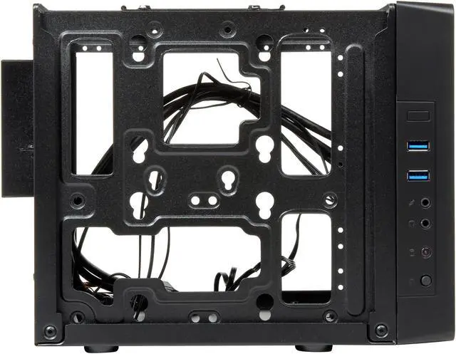 Alt view image 9 of 12 - COOLER MASTER Elite 110 RC-110-KKN2 Midnight Black Steel / Plastic Mini-ITX Tower Computer Case