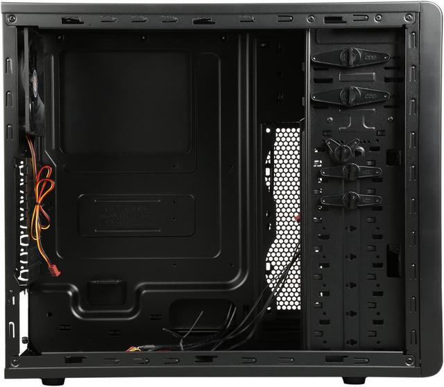 Alt view image 7 of 9 - Cooler Master N300 NSE-300-KWN1 Midnight Black Polymer, mesh front bezel ATX Mid Tower Computer Case Compatible with Standard ATX PS2 (not included) Power Supply