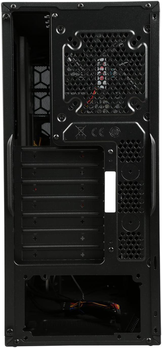Alt view image 9 of 9 - Cooler Master N300 NSE-300-KWN1 Midnight Black Polymer, mesh front bezel ATX Mid Tower Computer Case Compatible with Standard ATX PS2 (not included) Power Supply