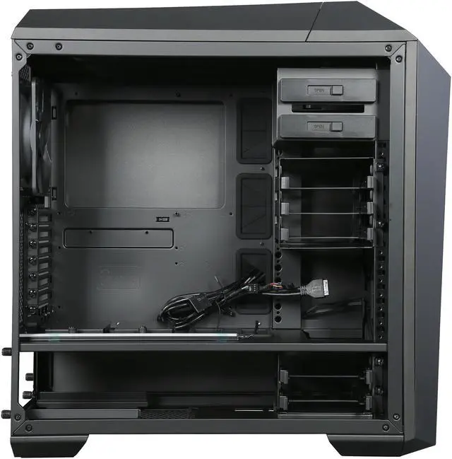 Alt view image 7 of 9 - MasterCase Maker 5 Mid-Tower Case with FreeForm Modular System, Upgraded I/O with 3.0 Type C, Magnetic LED Strip, Magnetic Paneling, Sound Supression, and Cooling Bracket by Cooler Master