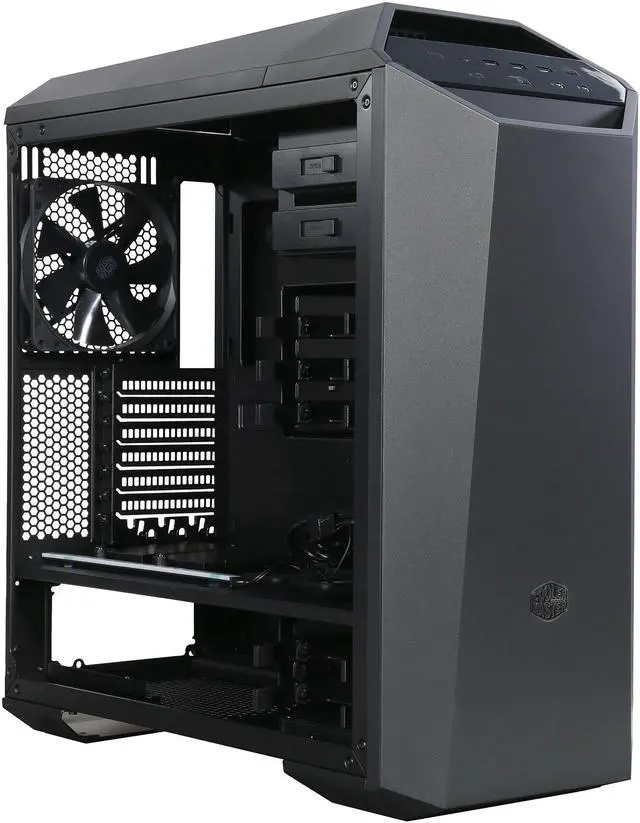 Alt view image 8 of 9 - MasterCase Maker 5 Mid-Tower Case with FreeForm Modular System, Upgraded I/O with 3.0 Type C, Magnetic LED Strip, Magnetic Paneling, Sound Supression, and Cooling Bracket by Cooler Master