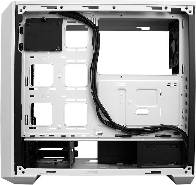 Alt view image 4 of 9 - Cooler Master MasterBox 5 Black & White Mid-tower with Internal Configuration, 6 Routing Cut-outs, Support Up to E-ATX Motherboard, 9 SSD mount positions and 7 Expansion Slots