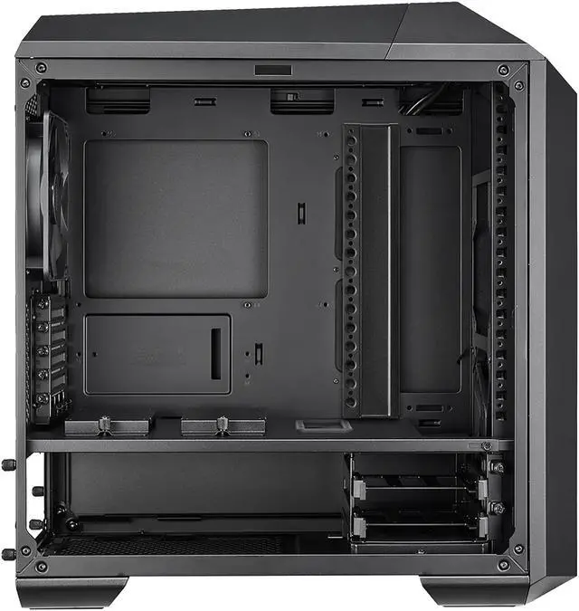 Alt view image 3 of 11 - MasterCase Pro 3 Micro-ATX with FreeForm Modular System, Sliding Clip-and-click Panel, Removable Dual Chamber, Dual GPU Support and Modular Cooling Brackets by Cooler Master