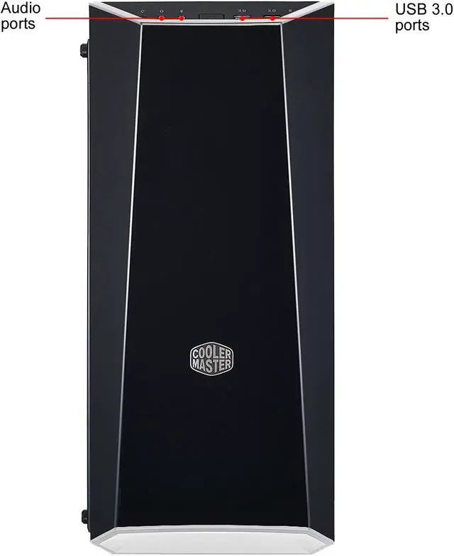 Alt view image 7 of 14 - Cooler Master MasterBox Lite 5 ATX Mid-Tower w/ Front DarkMirror Panel, 3 Customize Color Trims, & Transparent Acrylic Side Panel